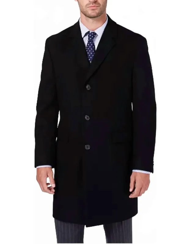Classic Fit Batten Overcoat