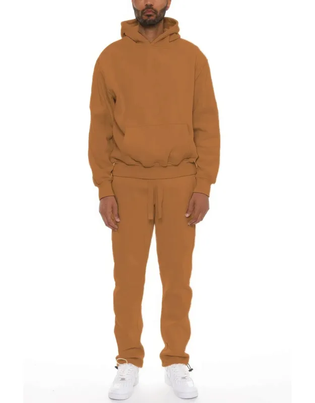 Premium Cotton Blend Hoodie Set
