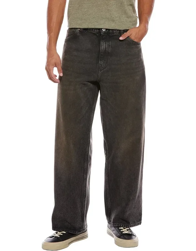 Distressed Straight Jeans