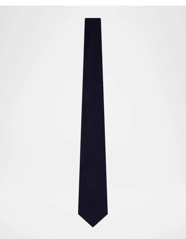 Chevron Jacquard Silk Tie