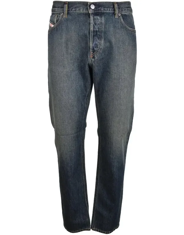 Faded Cotton Jeans