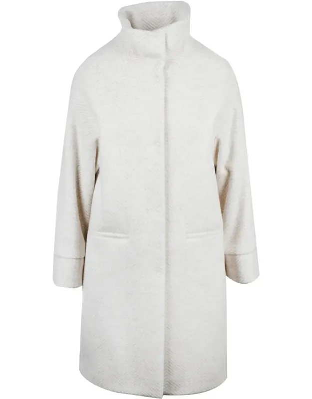 Virgin Wool-blend Coat