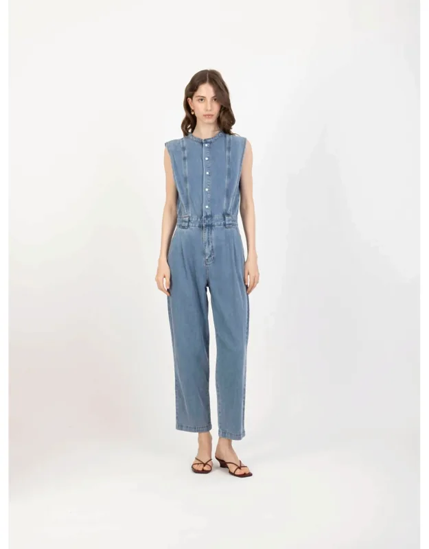 Tia Denim Jumpsuit