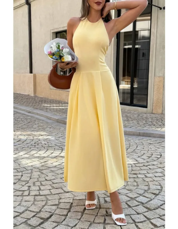 Halter Midi Dress