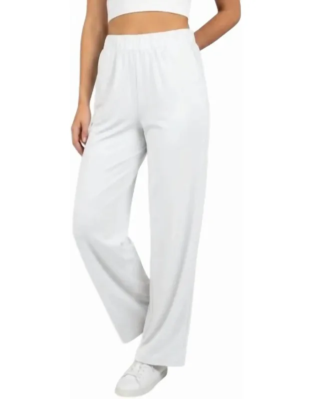 Wide-leg Lounge Pants