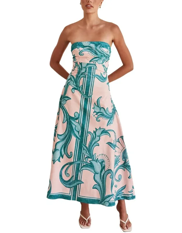 Maxi Dress - Approximately 46.5in From Shoulder To Hem