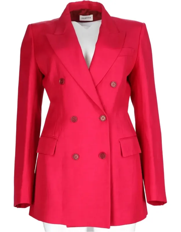 Tailored Double-breasted Blazer