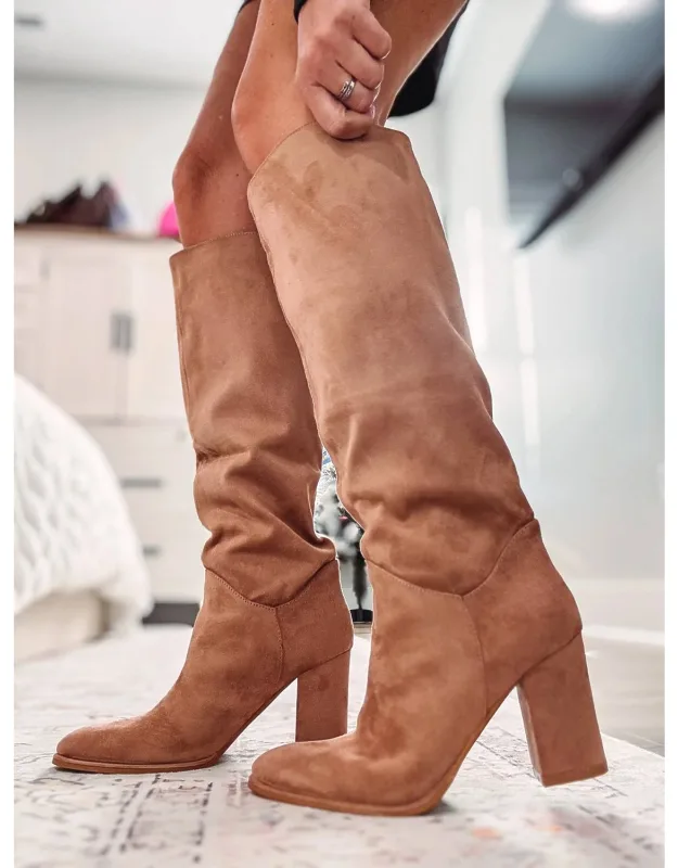 Fynn Classic Stacked Heel Knee-high Boots