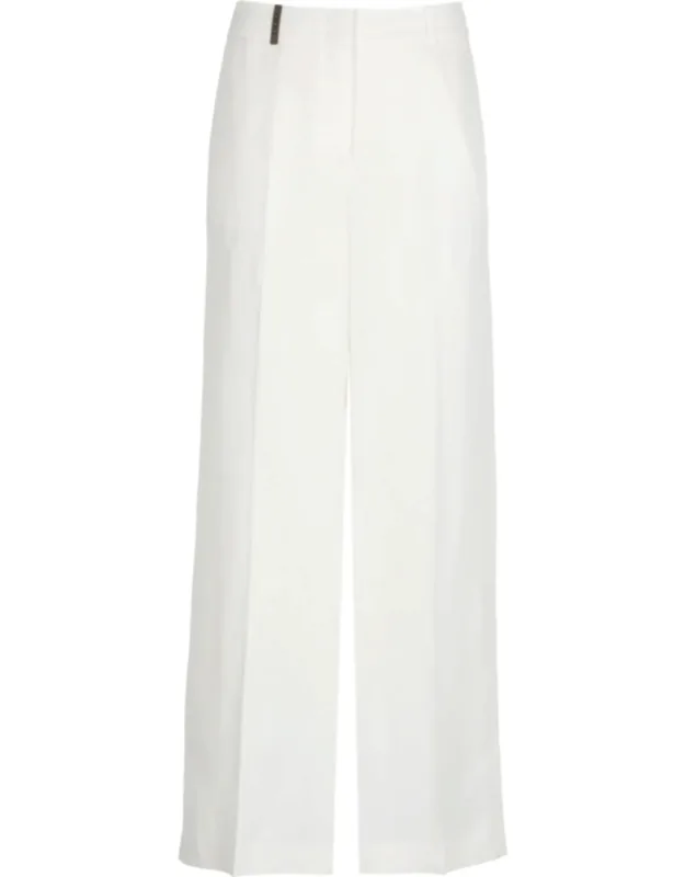Linen Straight-leg Pants