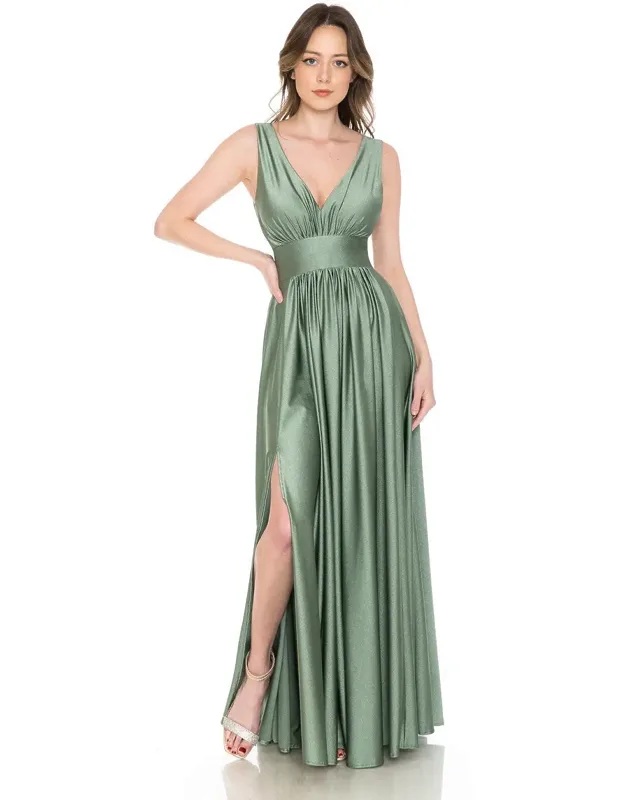 Empire Waist Long Formal Dress