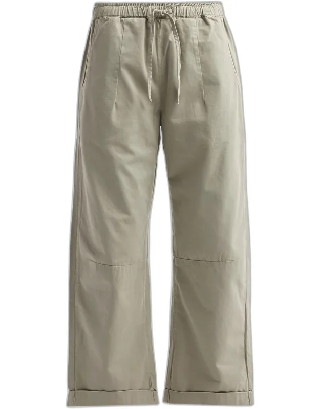 Mara Cotton Sateen Wide-leg Trousers