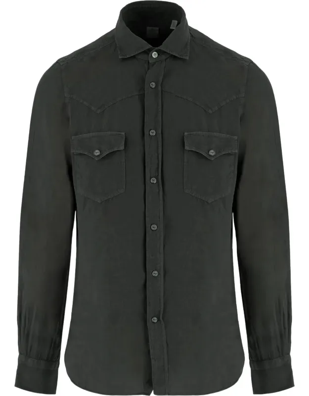 Textured Linen Shirt