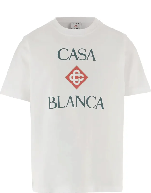 Front Logo Cotton T-shirt