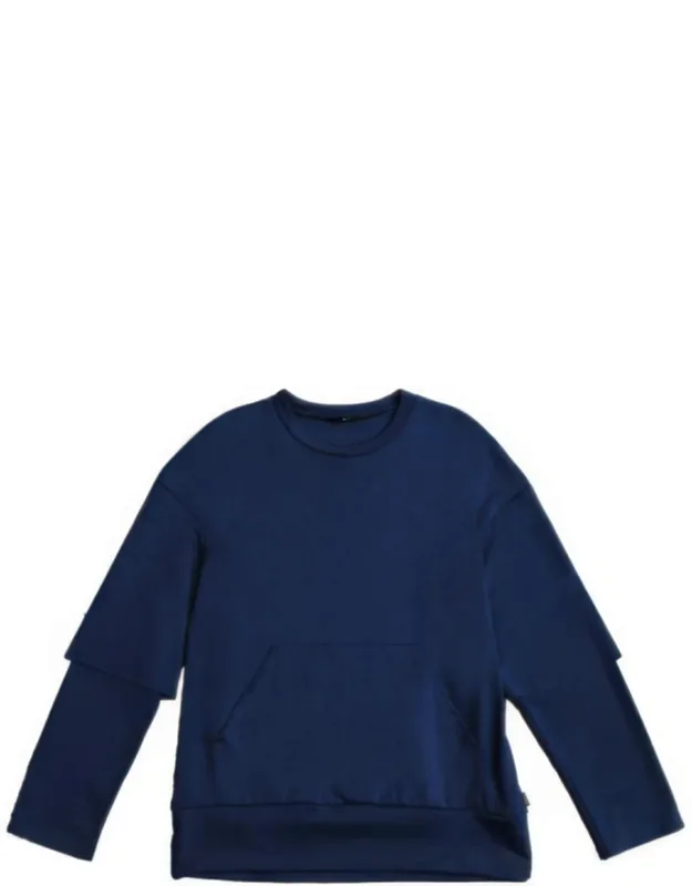 Double Layered Pullover Sweatshirt