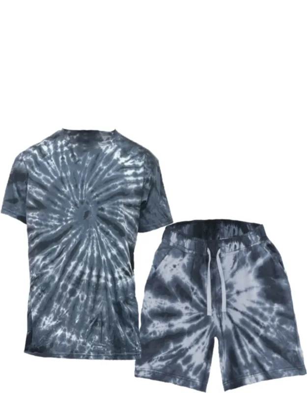 Tie-dye Shirt And Shorts Set