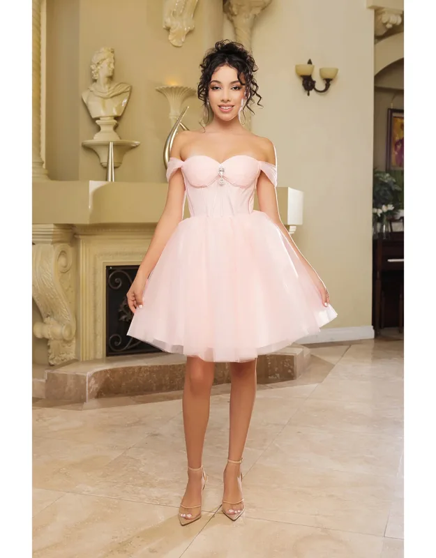 Sweetheart Off The Shoulder A-line Dress