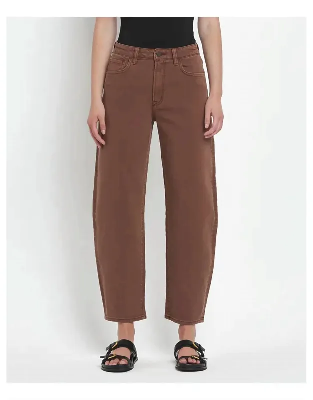 Super High Rise Slim Barrel Jeans