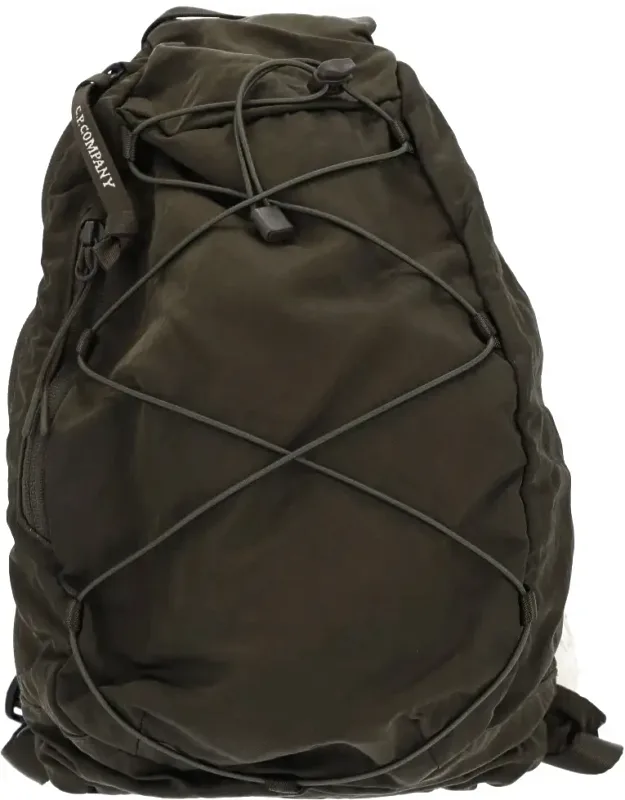 Nylon Drawstring Sling Backpack