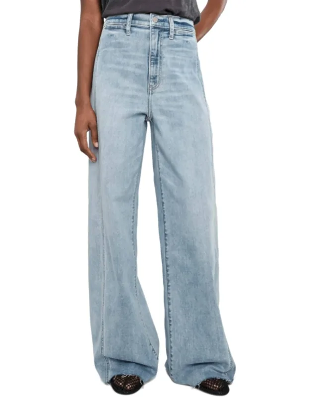 Far Out High Rise Wide Leg Jeans - Flattering Silhouette, Twisted Seams