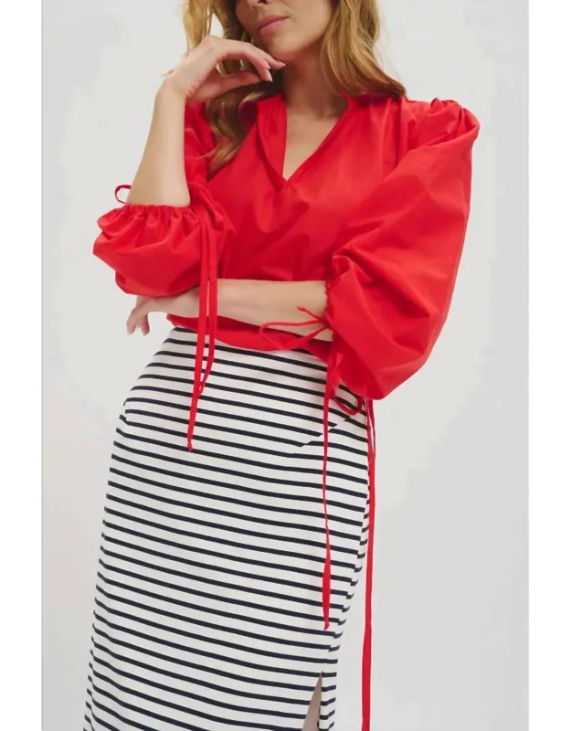 Colette V-neck Blouse