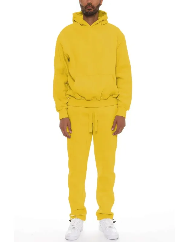 Premium Cotton Blend Hoodie Set
