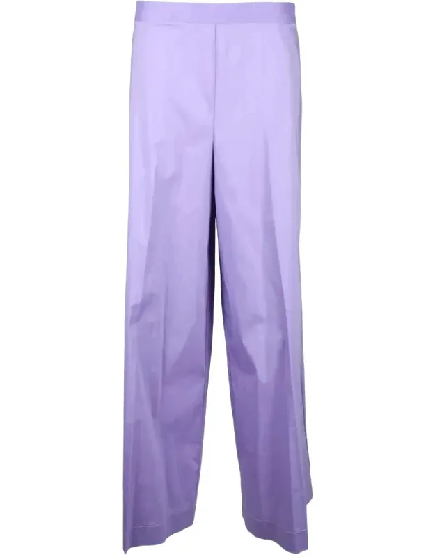Cropped Wide-leg Trousers