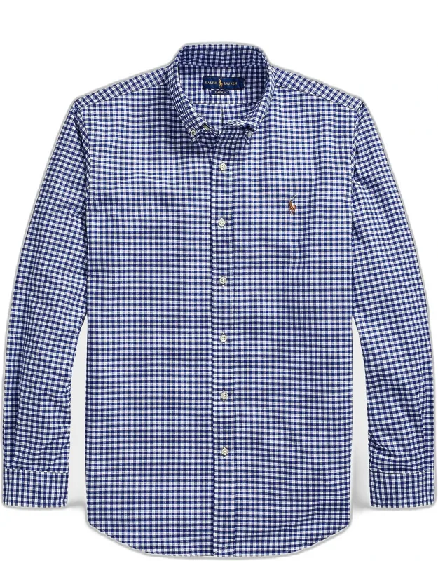 Gingham Cotton Oxford Shirt