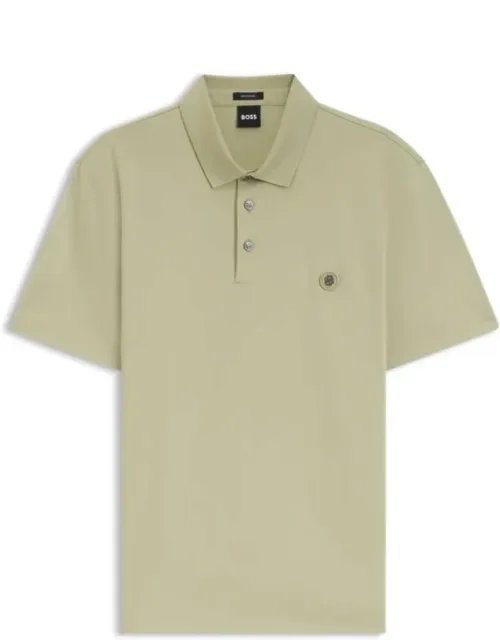 Mercerized Cotton Polo Shirt