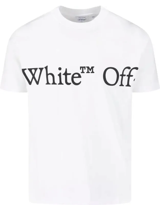 Bookish Lettering Cotton T-shirt