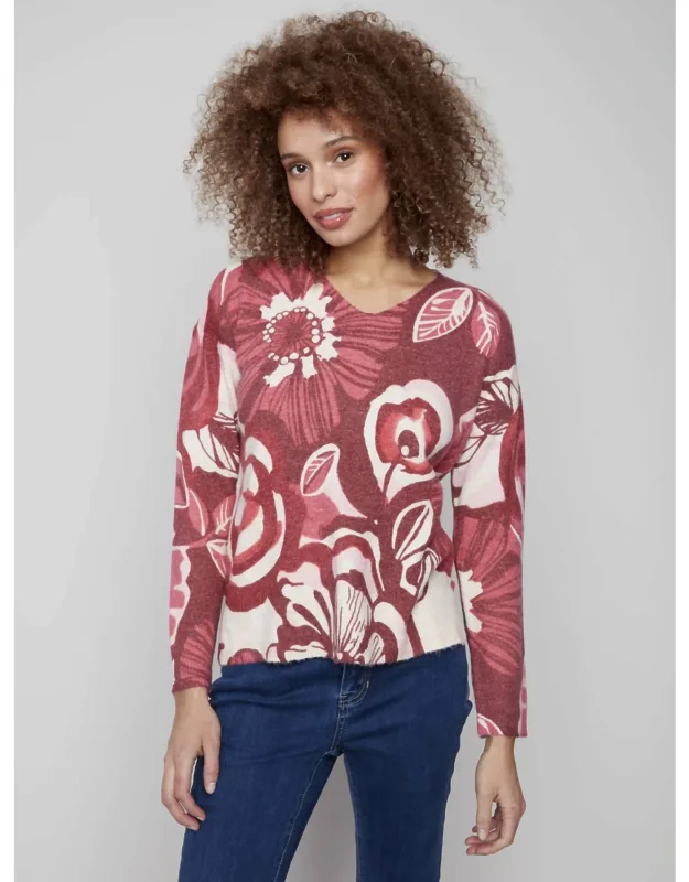 Plushy V-neck Sweater