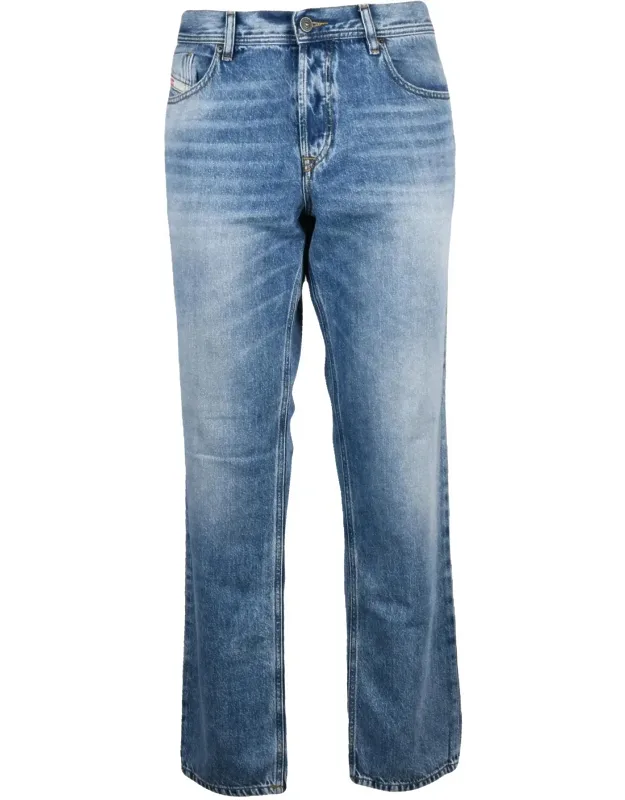 Cotton-lyocell Regular Jeans