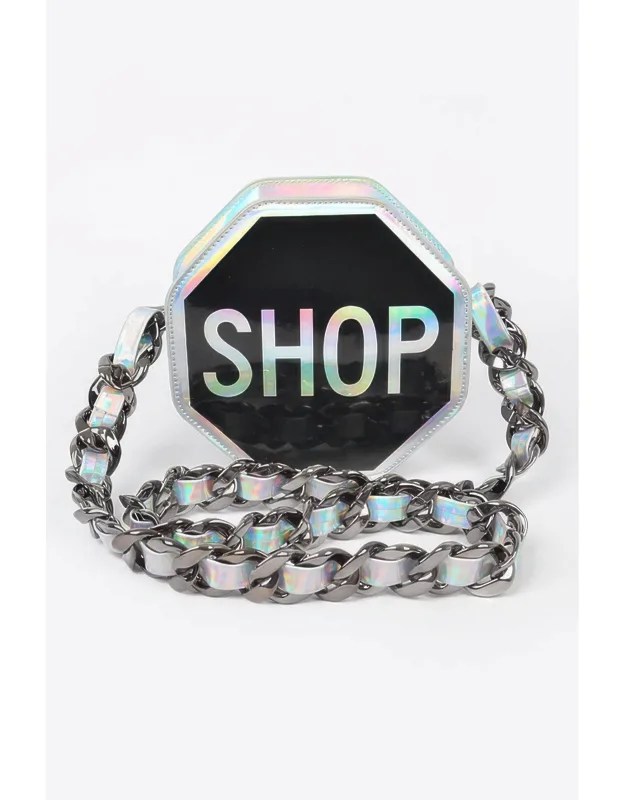 Mirror Novelty Chain Belt