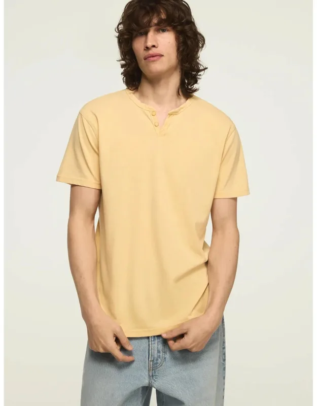 Venice Burnout Notch Neck Tee