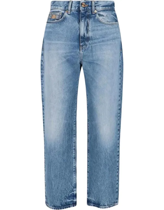 Mid-rise Cotton Denim Jeans