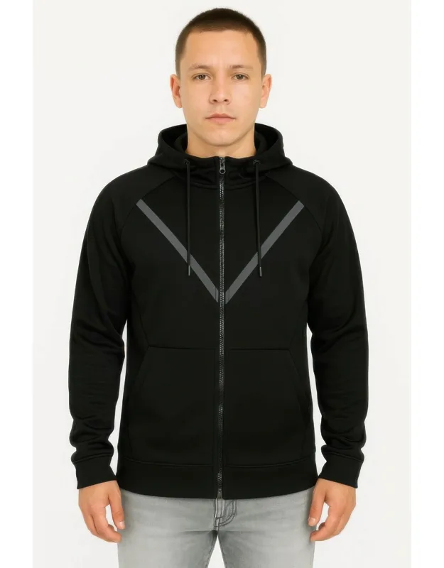 Casual Full Zip Up Hoodie Sweatshirt