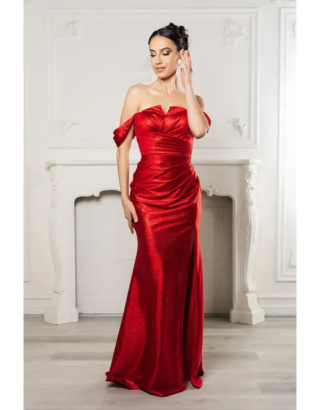Off Shoulder Formal Gown