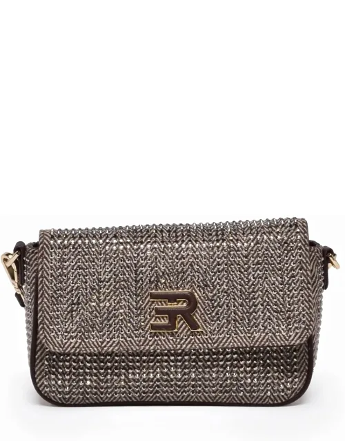 Verly Shoulder Bag With Rhinestone Accents