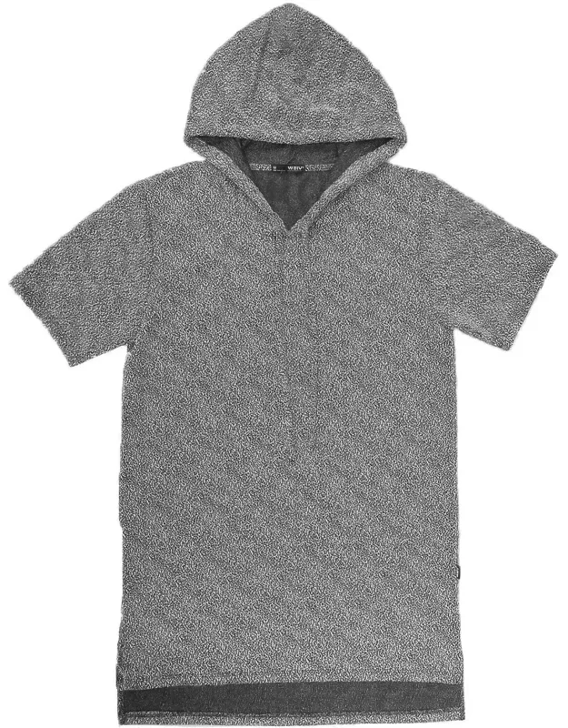 Marbled Short Sleeve Hoodie