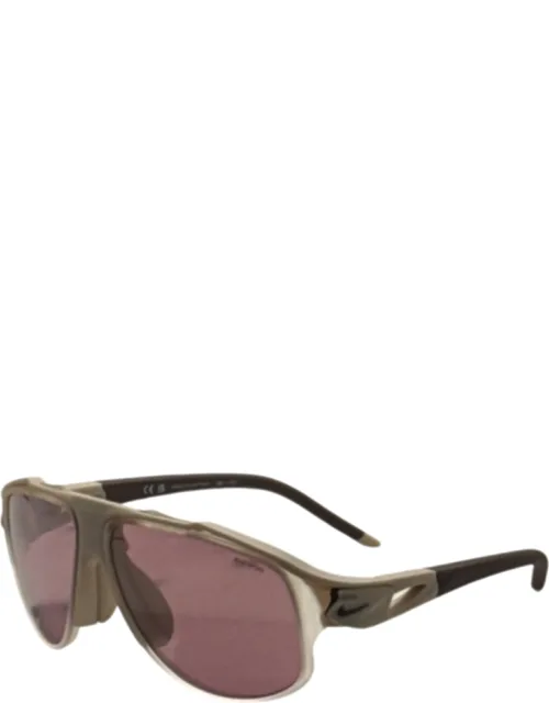58 Mm White Matte Snaddrift Sunglasses