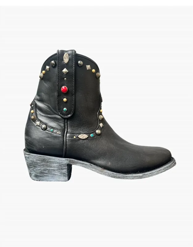 Zacateca Stud Leather Boots