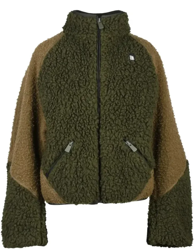Wool-blend Plush Coat