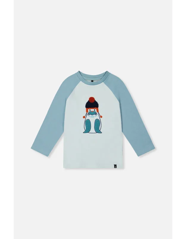 Long Sleeve Raglan Organic Cotton T-shirt