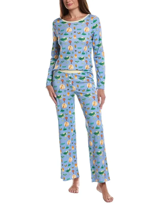 2pc Fellow Ozians Long Pajama Set