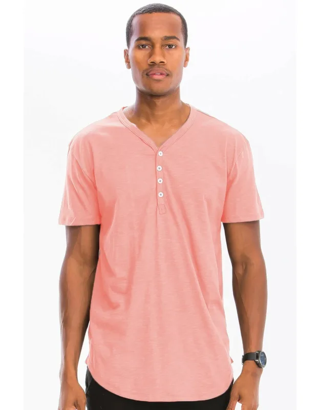 Short Sleeve Henley Shirt