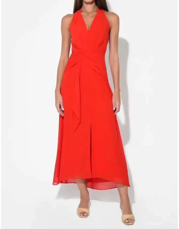 Halter Midi Dress