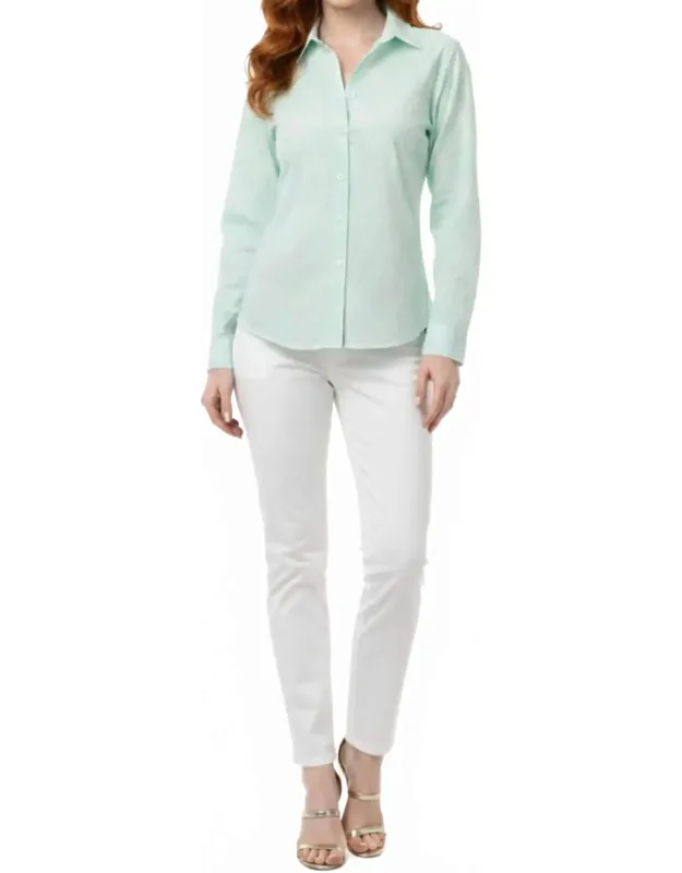Floral Embroidered Button-down Shirt