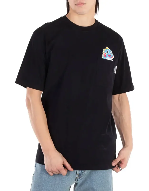 Bobble Dragon Embroidered Cotton T-shirt