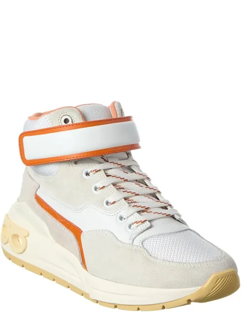 Leather High-top Sneakers