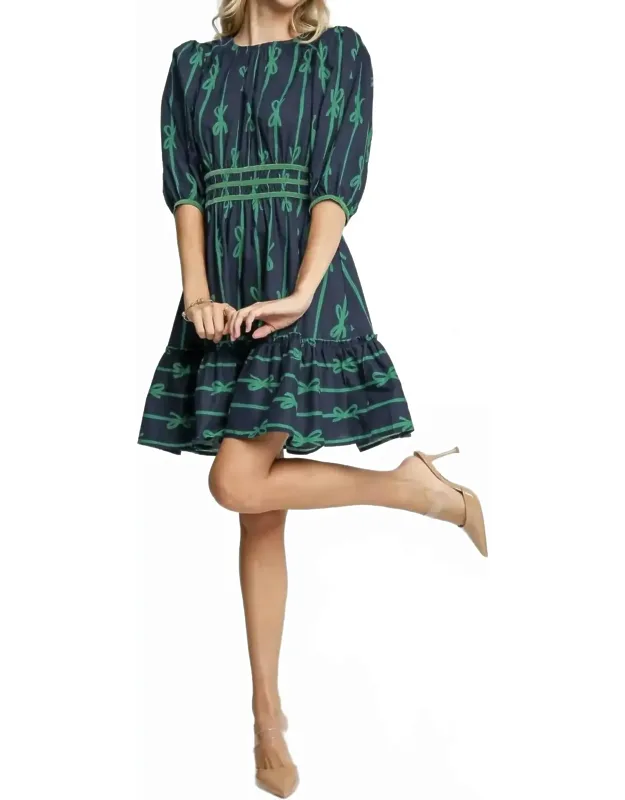 Bow Mini Dress