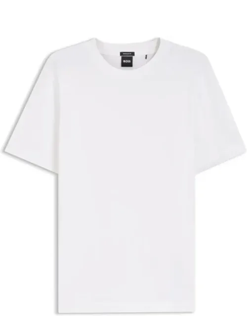 Regular-fit T-shirt In Cotton Jersey, Soft, Breathable